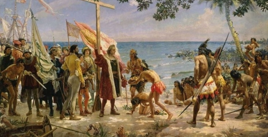 Cristóvão Colombo chega à América