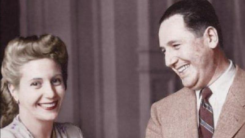 Juan Domingo e Evita Perón se casam na Argentina