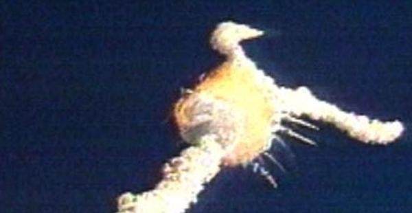Explosão do ônibus espacial Challenger