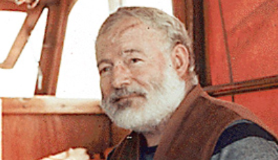 Hemingway, autor de O Velho e o Mar, dá adeus