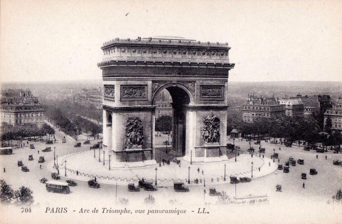 Construção do Arco do Triunfo de Paris