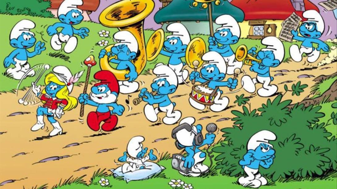 Desenho "Os Smurfs", dos simpáticos seres azuis, é publicado pela primeira vez