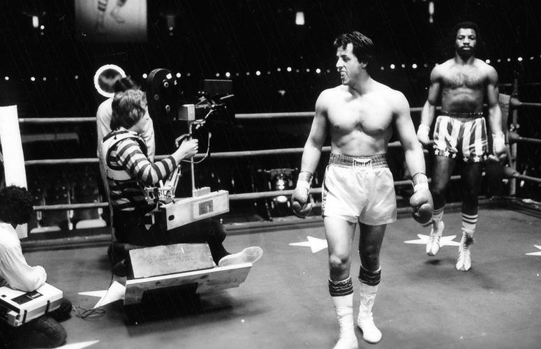 Sylvester Stallone começar a filmar clássico Rocky, um Lutador