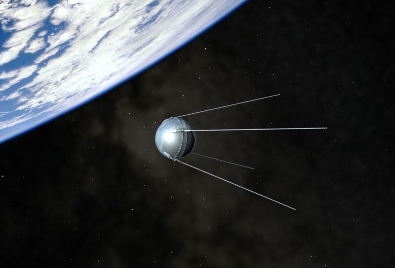 União Soviética lança o Sputnik 1, primeiro satélite artificial na órbita da Terra