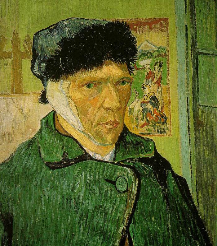 Depressivo, Vincent Van Gogh corta parte da sua orelha